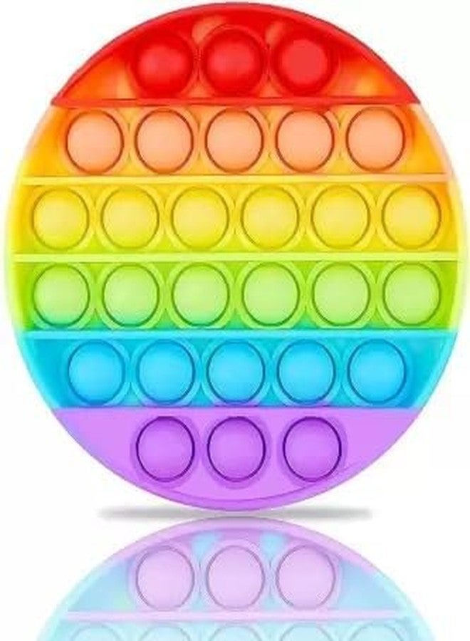 MKY Pop Up Fidget Toy, Round & Octagon Pop It Toy, Stress Relief Toy Multicolor (Round) - Image 1